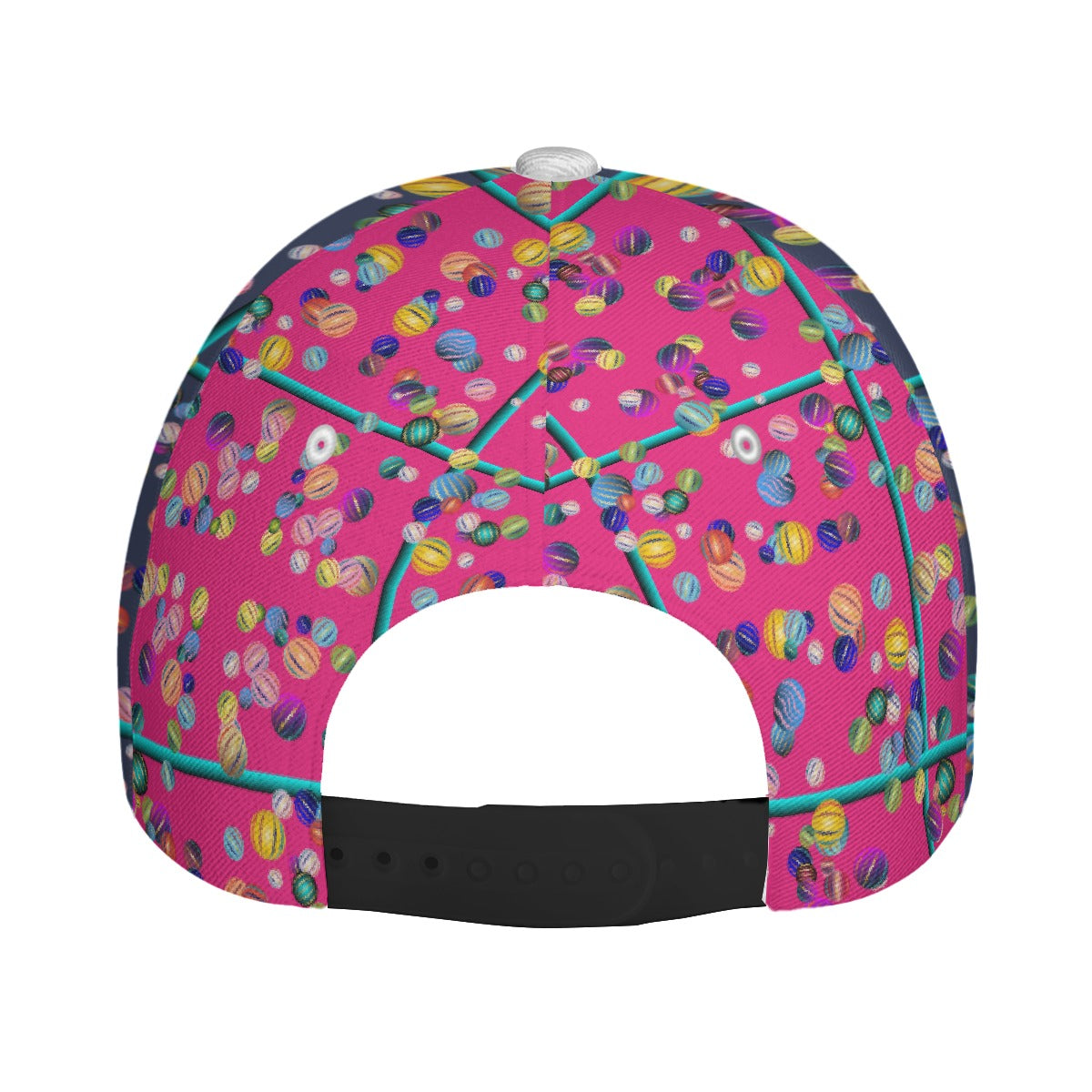 All-Over Print Unisex Peaked Cap With Box Kukloso Abstract Geo No 1127