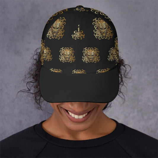 All-Over Print Unisex Peaked Cap With Box Kukloso Geo Abstract No 161