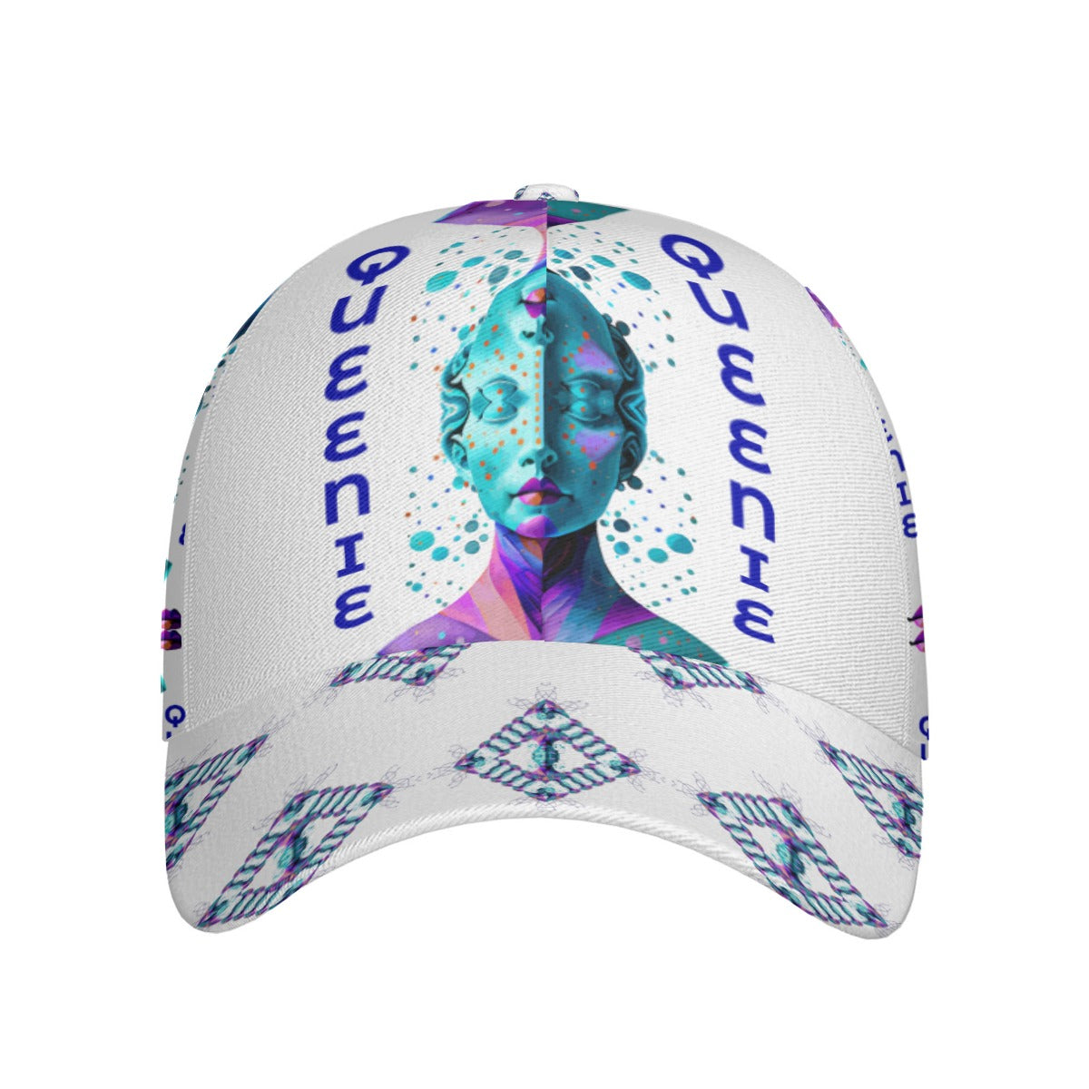 All-Over Print Unisex Peaked Cap With Box Kukloso Geo Abstract No 365