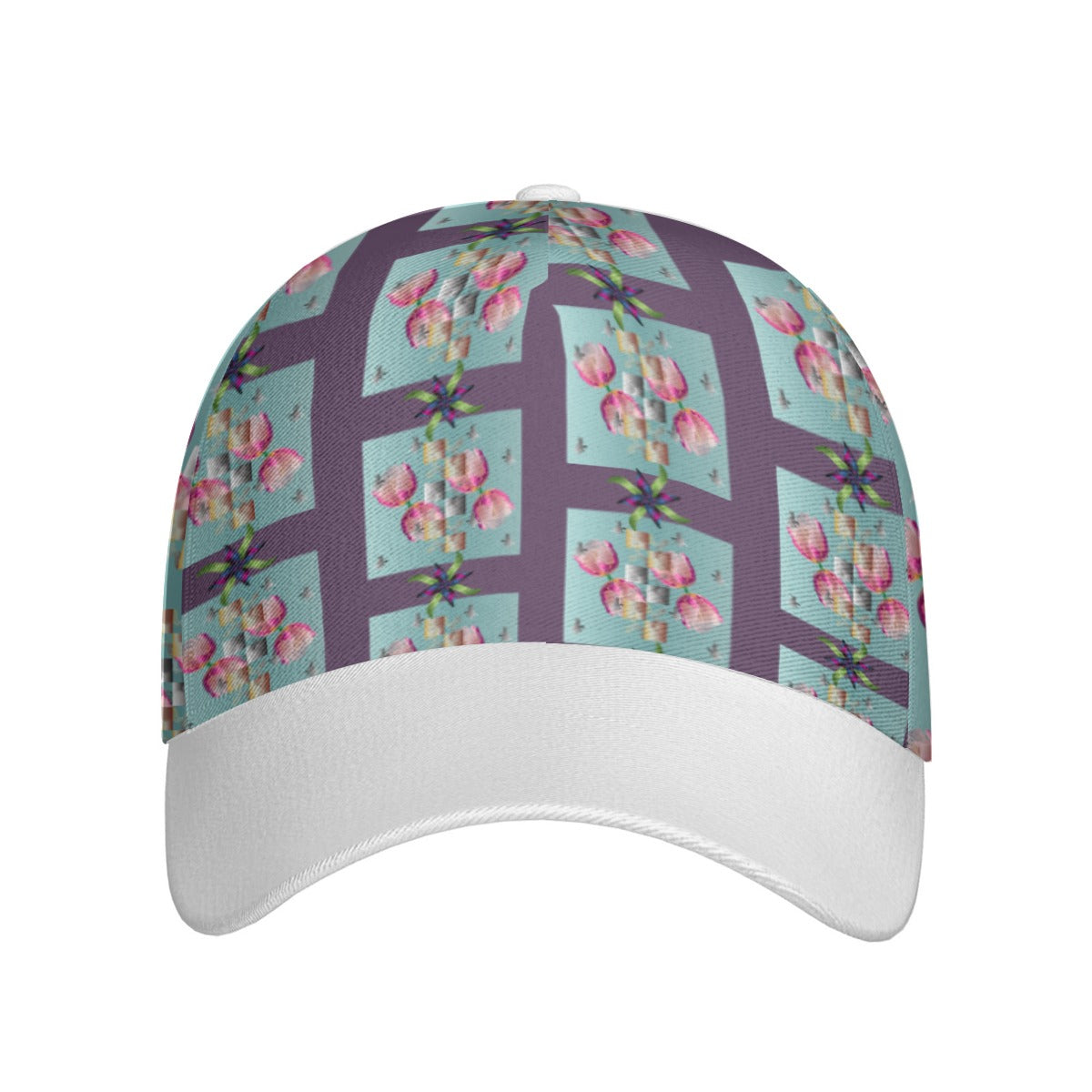 All-Over Print Unisex Peaked Cap With Box Kukloso Abstract Geo No 1543