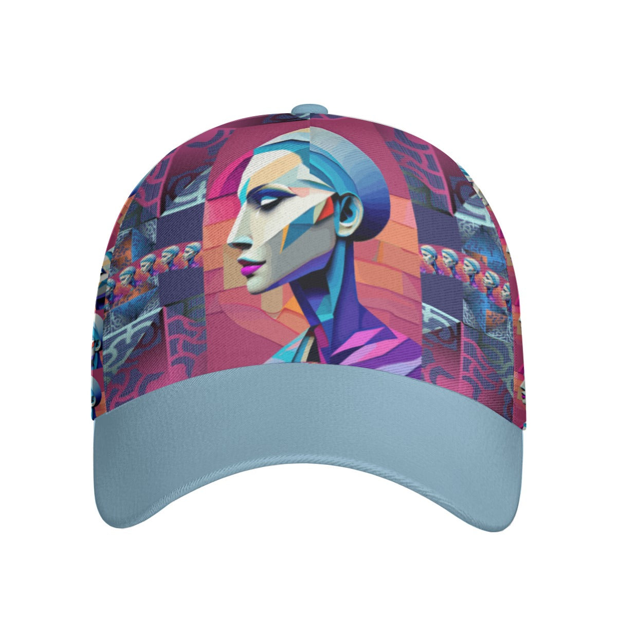 All-Over Print Unisex Peaked Cap With Box Kukloso Abstract Geo No 821