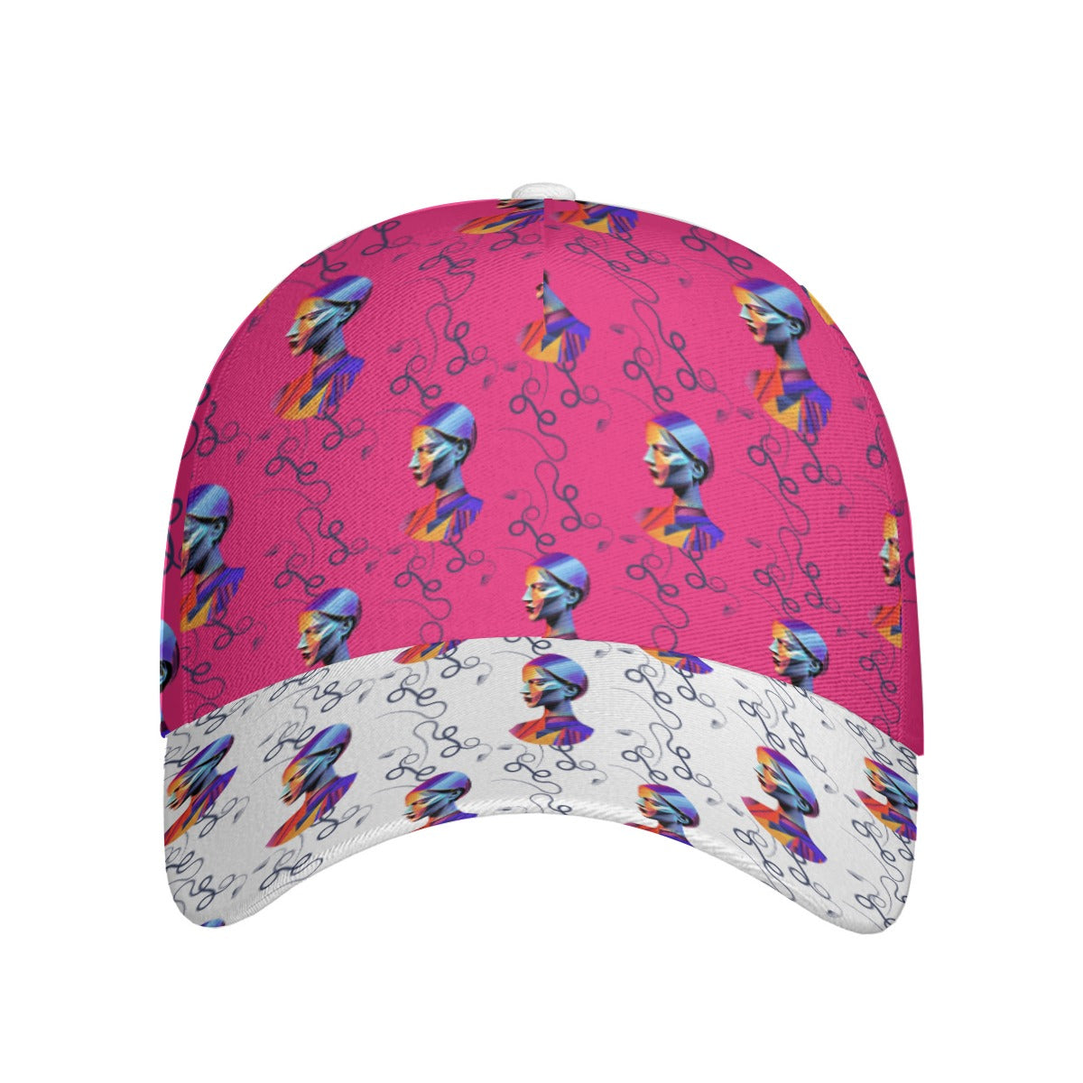 All-Over Print Unisex Peaked Cap With Box Kukloso Abstract Geo No 1240