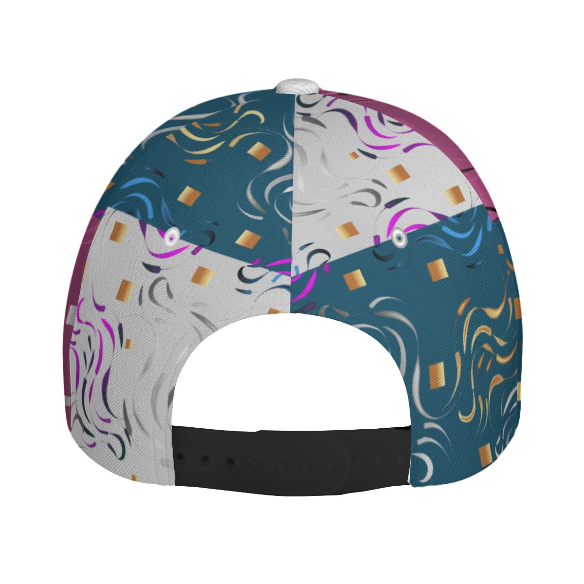 All-Over Print Unisex Peaked Cap With Box Kukloso Abstract Geo No 1364