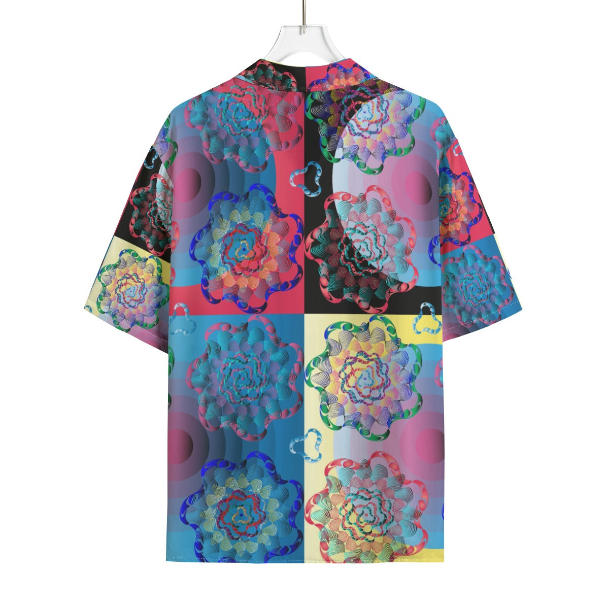 AOP Men's Hawaiian Rayon Shirt Kukloso Geo No 938