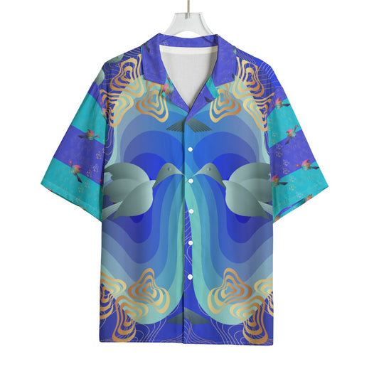 AOP Men's Hawaiian Rayon Shirt Kukloso Geo No 1411