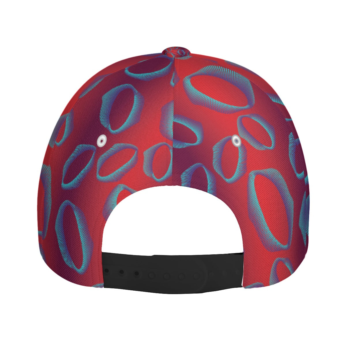 All-Over Unisex Print Peaked Cap With Box Kukloso Abstract Geo No 176