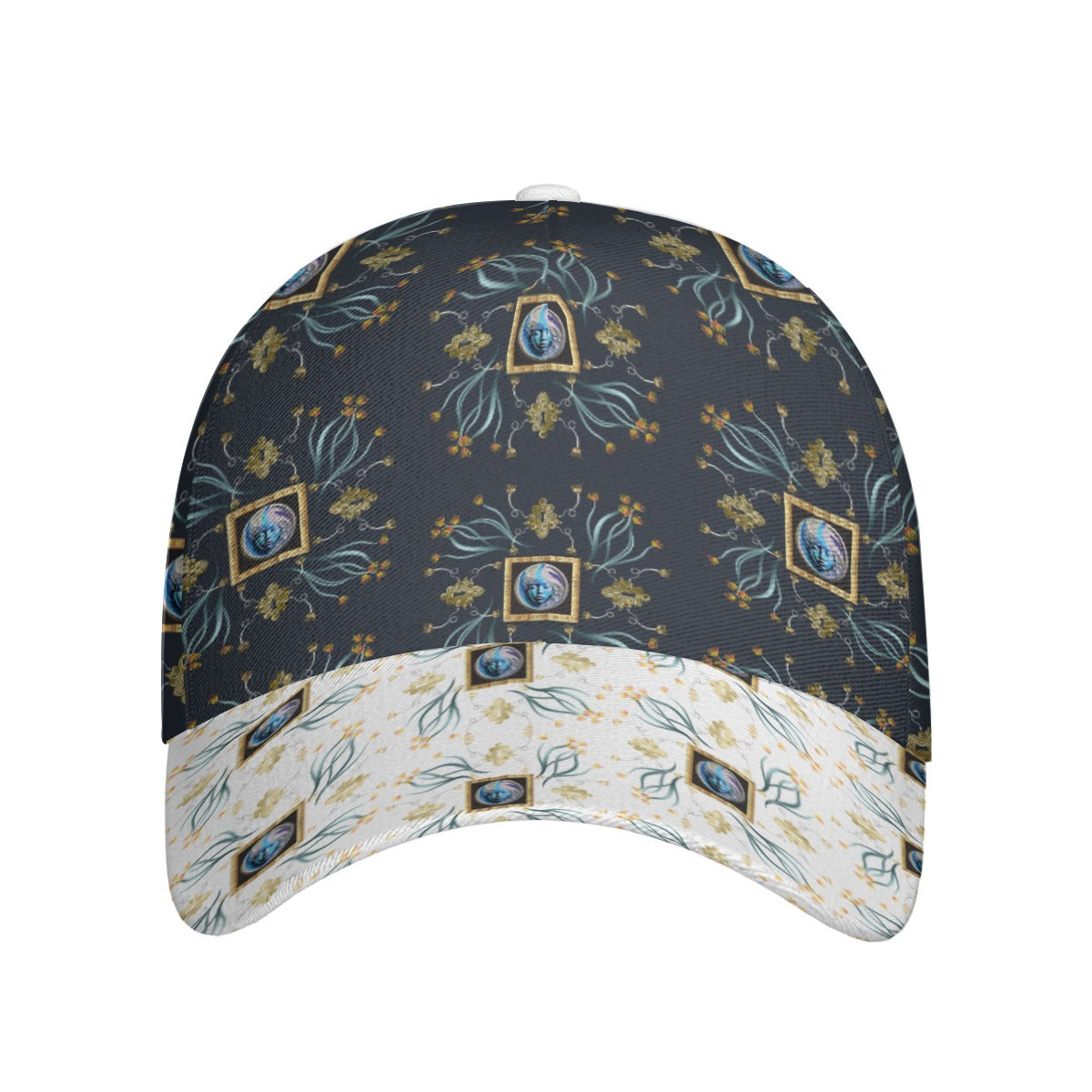 All-Over Print Unisex Peaked Cap With Box Kukloso Abstract Geo No 1134