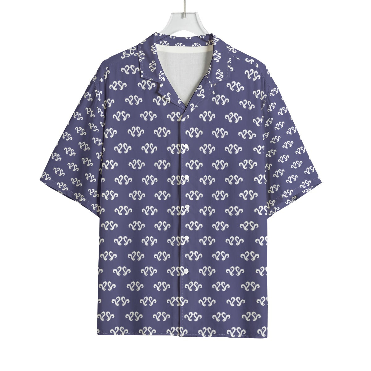 AOP Men's Hawaiian Rayon Shirt Kukloso Geo No 1157 Medium Pattern