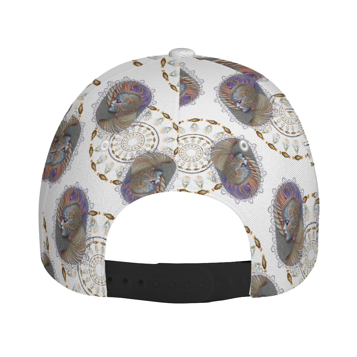 All-Over Print Unisex Peaked Cap With Box Kukloso Abstract Geo No 1567