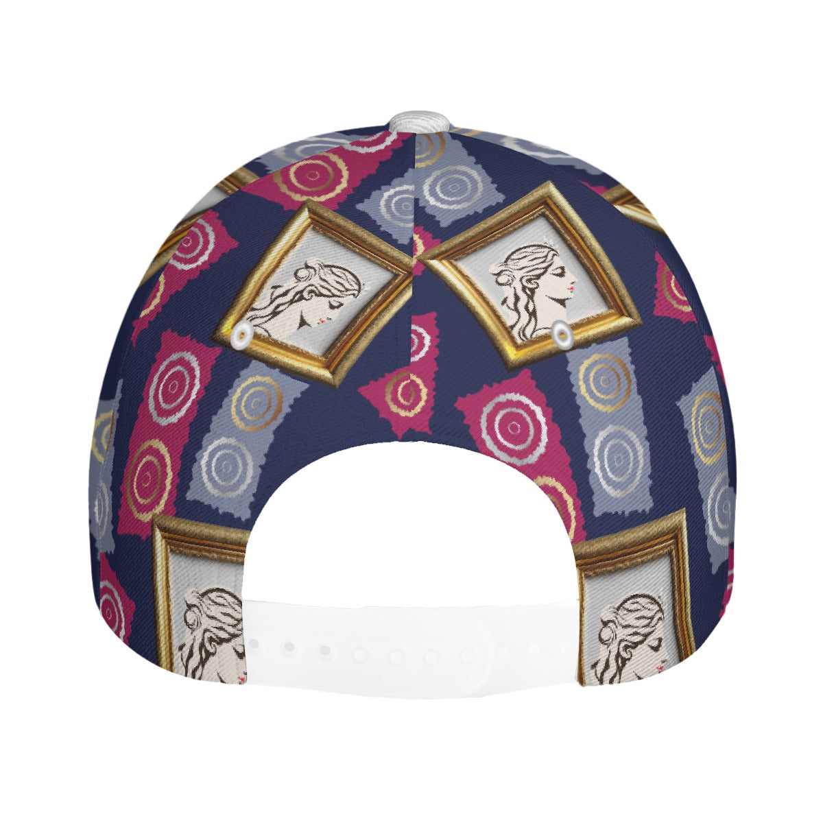 All-Over Print Unisex Peaked Cap With Box Kukloso Abstract Geo No 209