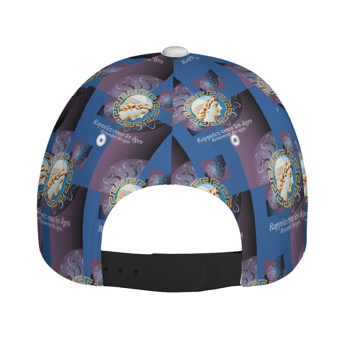 All-Over Print Unisex Peaked Cap With Box Kukloso Abstract Geo No 1583