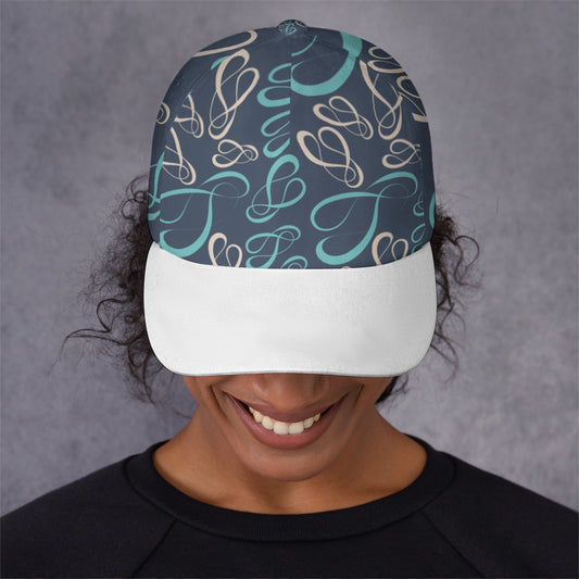 All-Over Unisex Print Peaked Cap With Box Kukloso Abstract Geo No 77