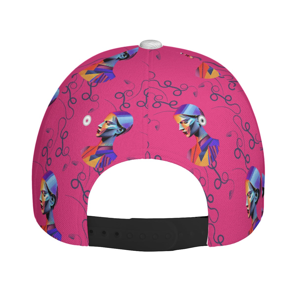 All-Over Print Unisex Peaked Cap With Box Kukloso Abstract Geo No 1240