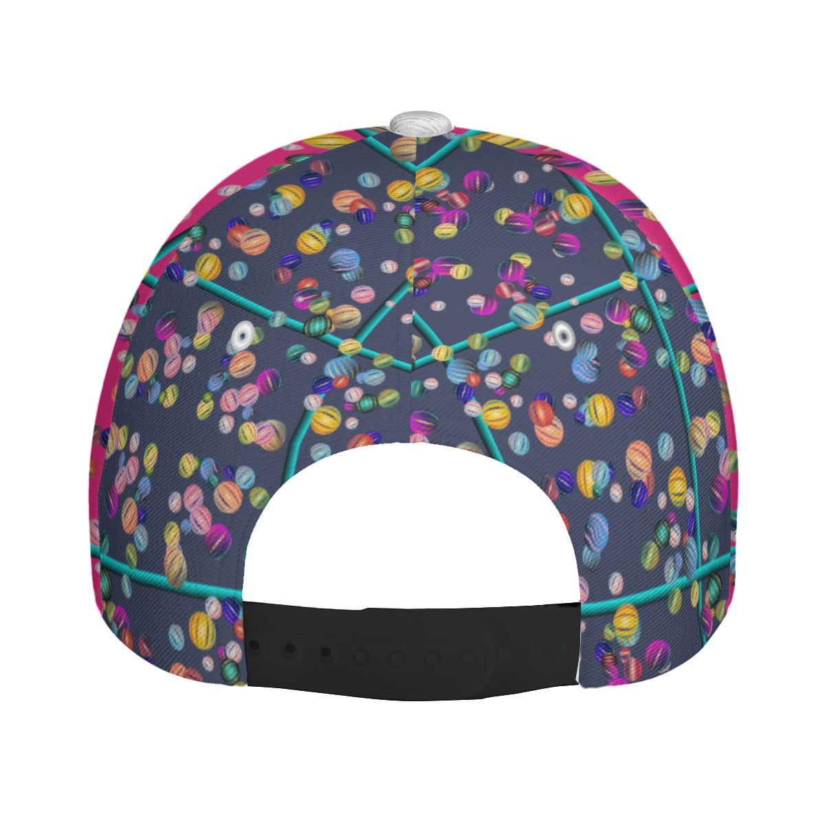 All-Over Print Unisex Peaked Cap With Box Kukloso Abstract Geo No 1126