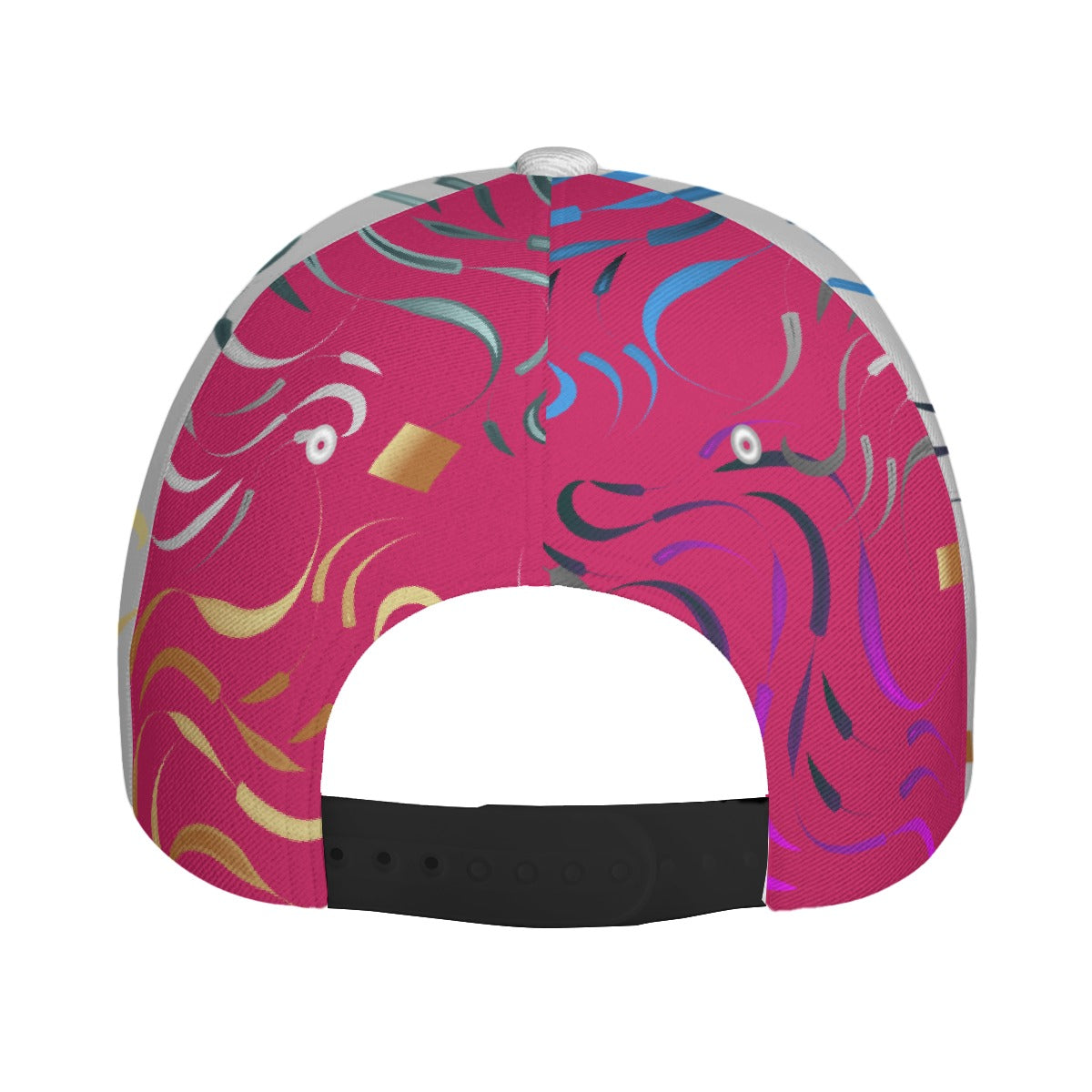 All-Over Print Unisex Peaked Cap With Box Kukloso Abstract Geo No 1374