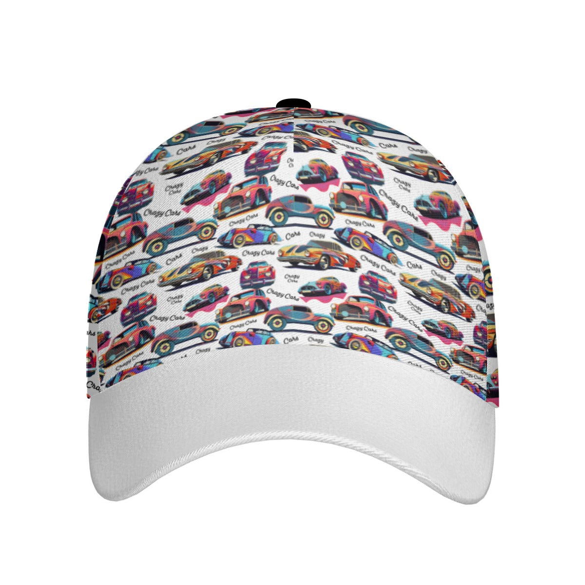 All-Over Print Unisex Peaked Cap With Box Kukloso Crazy Cars