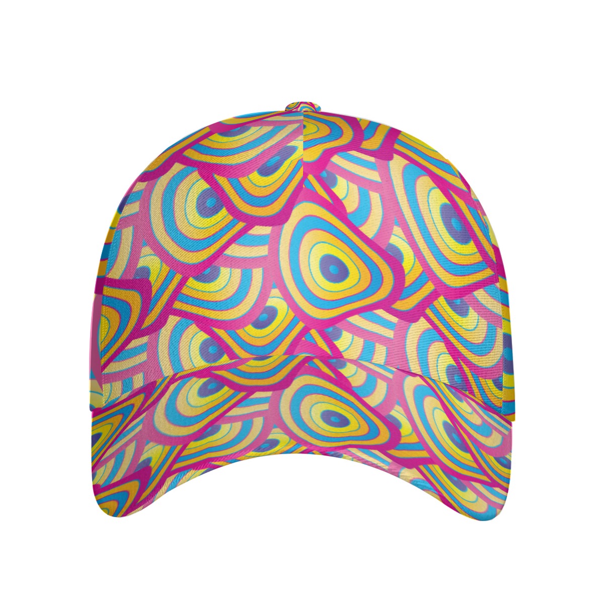 All-Over Unisex Print Peaked Cap With Box Kukloso Abstract Geo No 12