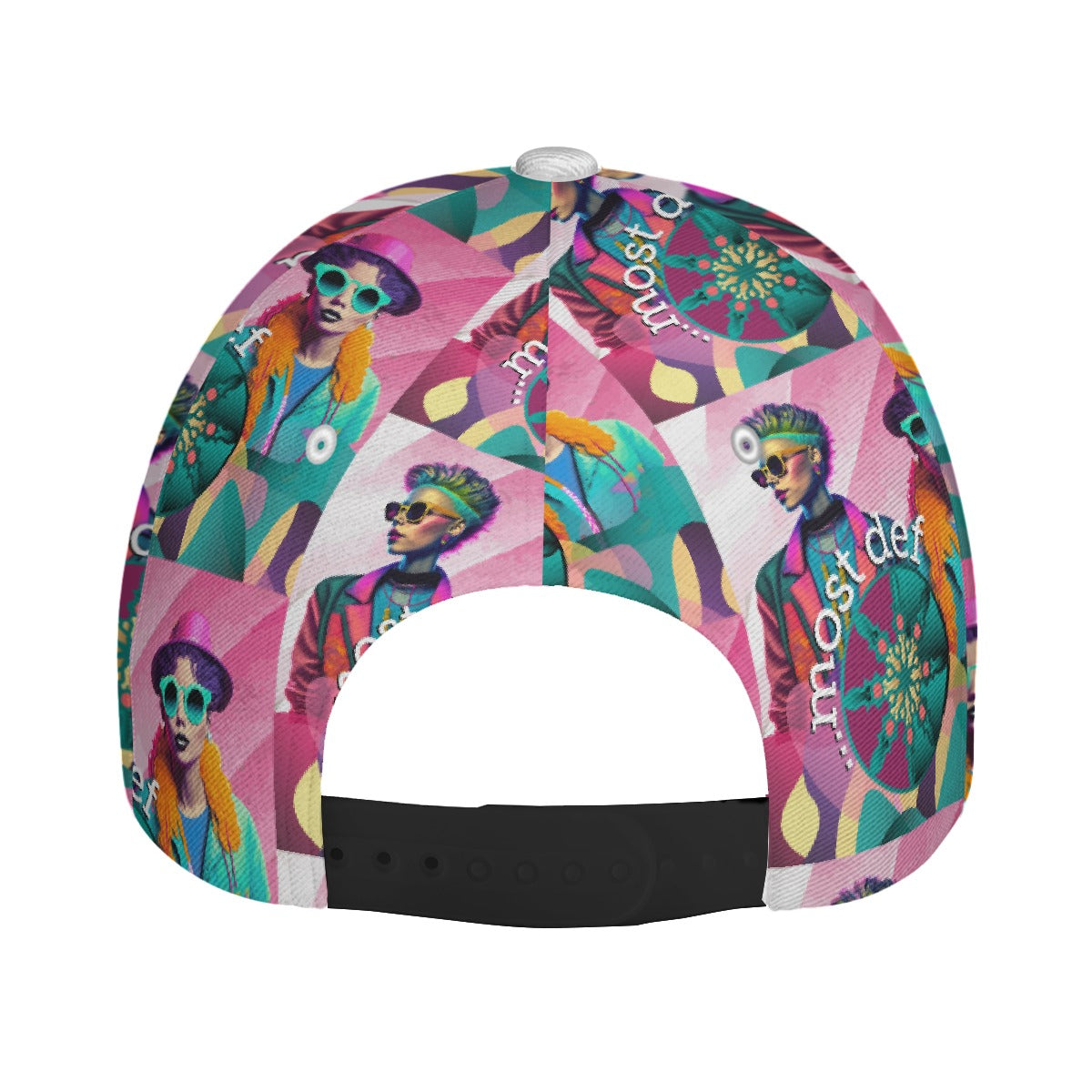 All-Over Print Unisex Peaked Cap With Box Kukloso Abstract Geo No 1631