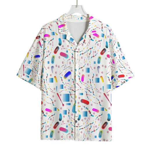 AOP Men's Hawaiian Rayon Shirt Kukloso Geo No 411