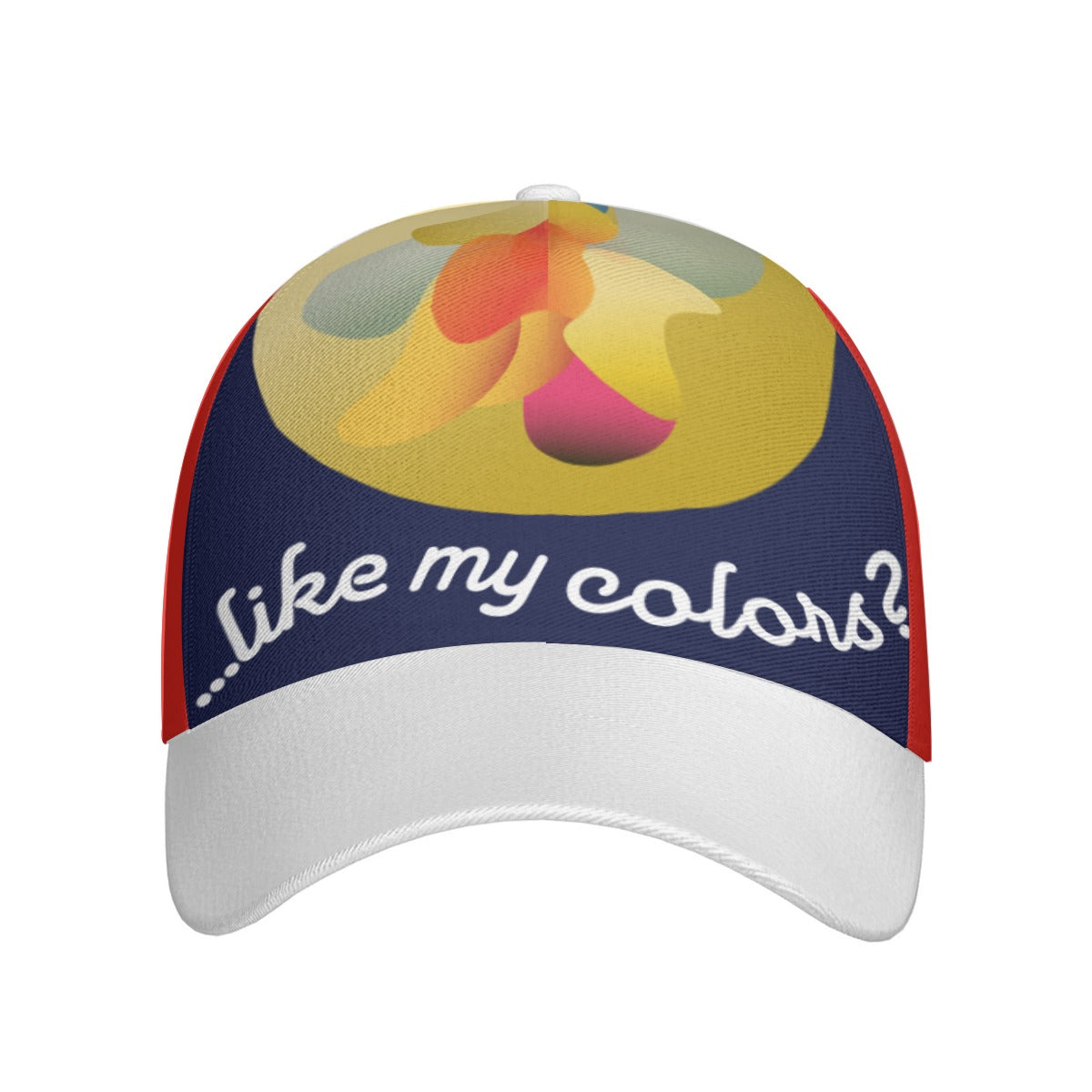 All-Over Print Unisex Peaked Cap With Box Kukloso Abstract Geo No 1578