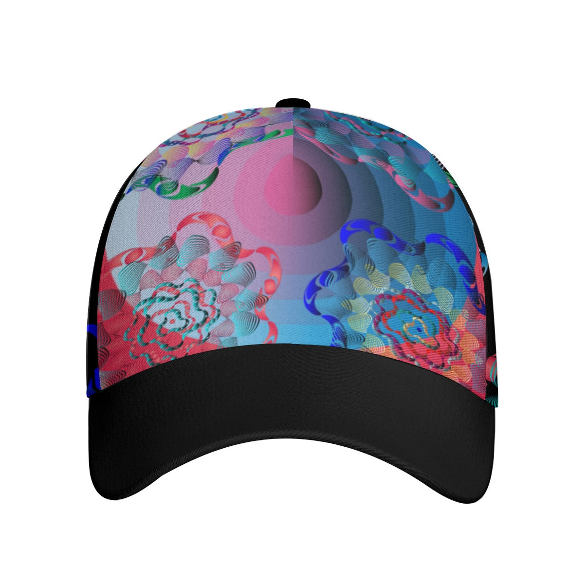 All-Over Print Unisex Peaked Cap With Box Kukloso Abstract Geo No 939