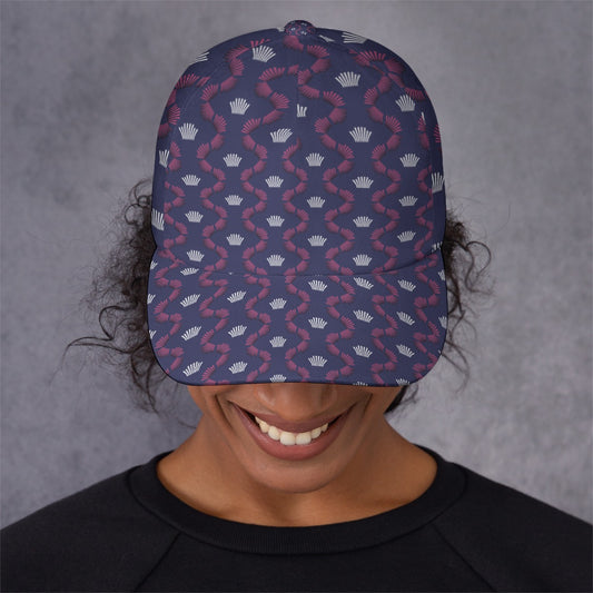 All-Over Print Unisex Peaked Cap With Box Kukloso Abstract Geo No 1607