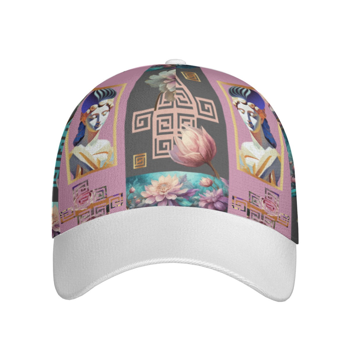 All-Over Print Unisex Peaked Cap With Box Kukloso Abstract Geo No 1809