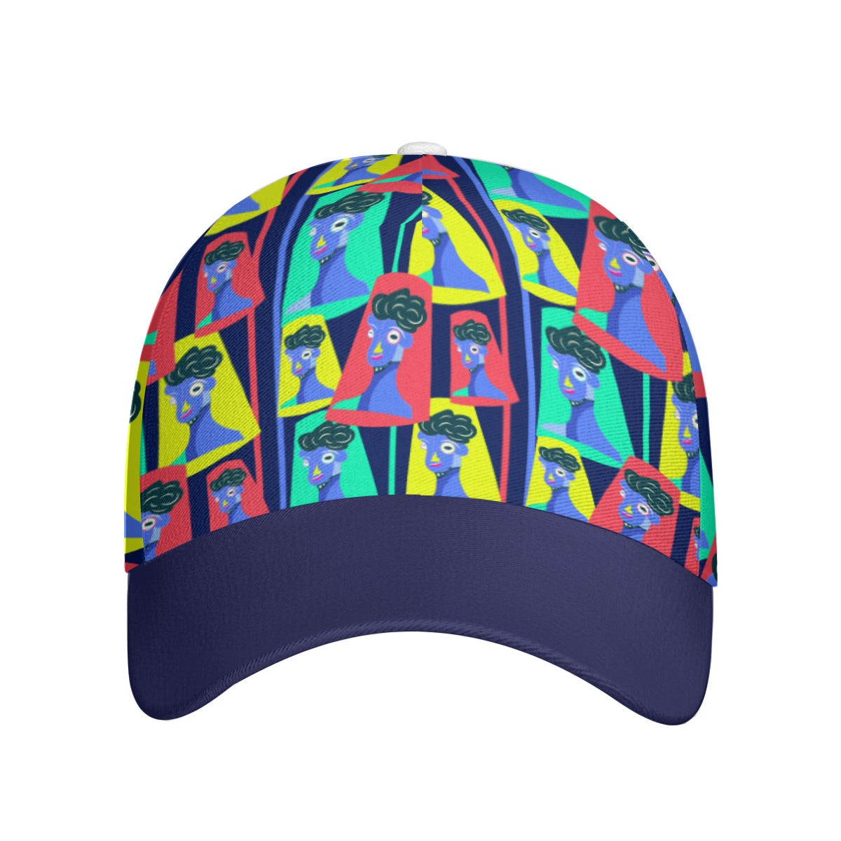 All-Over Print Unisex Peaked Cap With Box Kukloso Abstract Geo No 1396