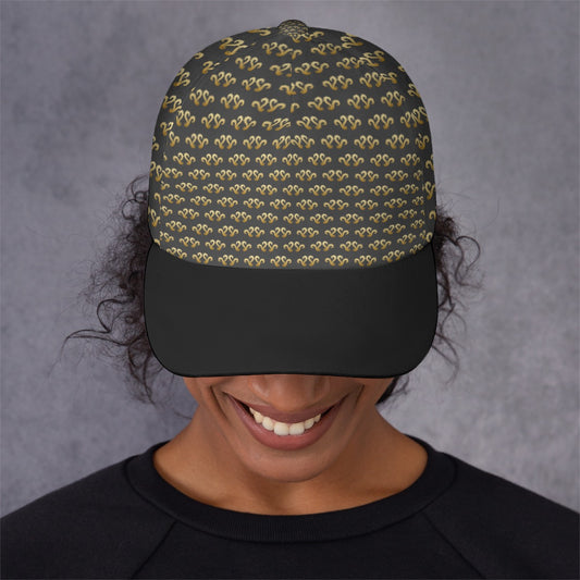 All-Over Unisex Print Peaked Cap With Box Kukloso Abstract Geo No 1082