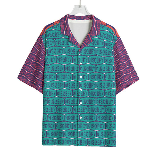 AOP Men's Hawaiian Rayon Shirt Kukloso Disobey Multi-Color