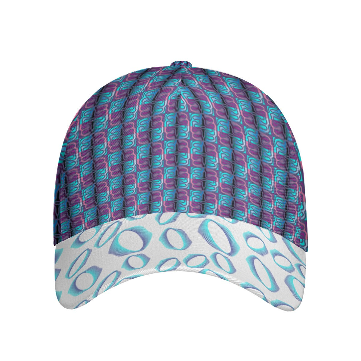 All-Over Unisex Print Peaked Cap With Box Kukloso Abstract Geo No 125