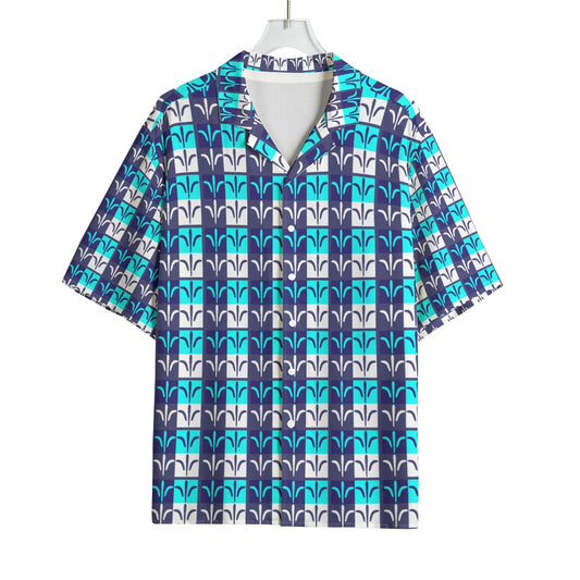 AOP Men's Hawaiian Rayon Shirt Kukloso Geo No 379