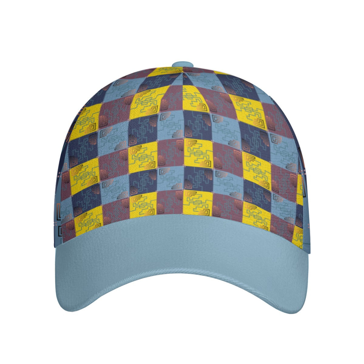 All-Over Print Unisex Peaked Cap With Box Kukloso Abstract Geo No 835