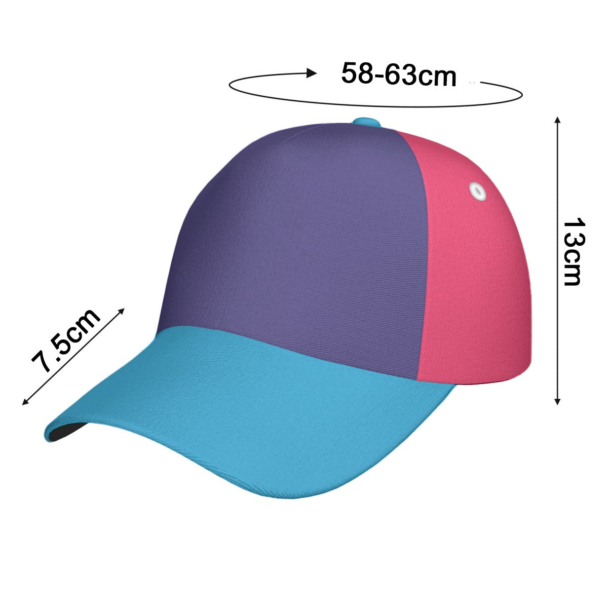 All-Over Print Unisex Peaked Cap With Box Kukloso Abstract Geo No 741