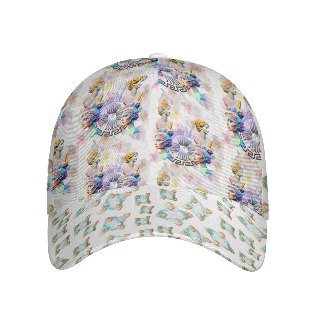 All-Over Print Unisex Peaked Cap With Box Kukloso Abstract Geo No 1438