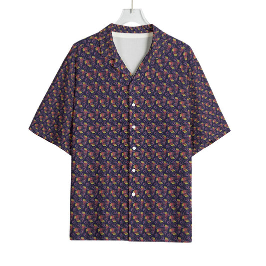 AOP Men's Hawaiian Rayon Shirt Kukloso Geo No 493