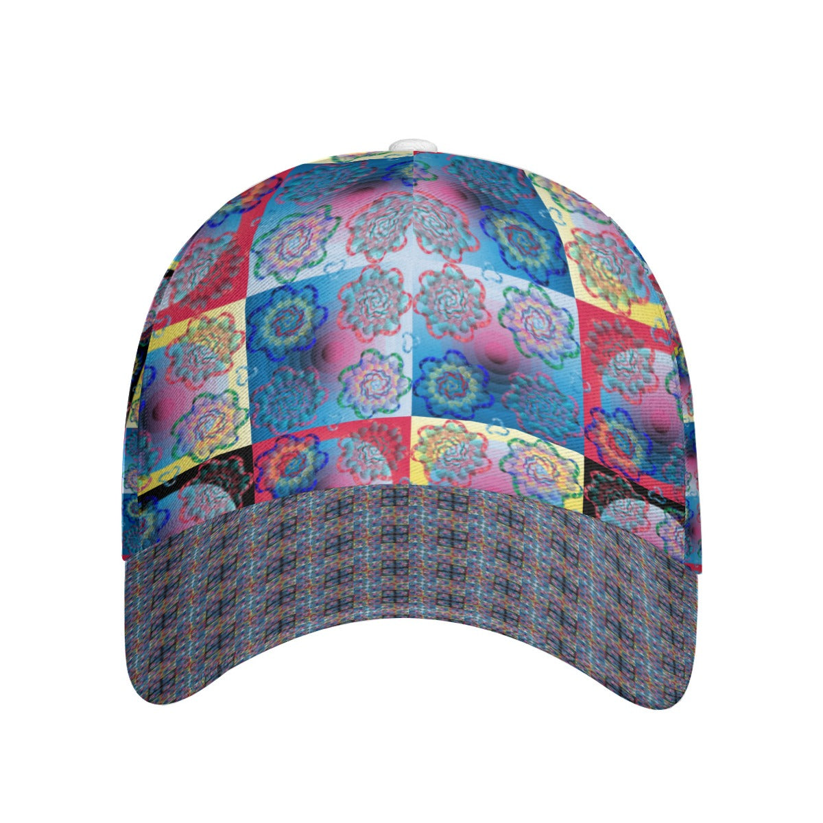 All-Over Print Unisex Peaked Cap With Box Kukloso Abstract Geo No 947