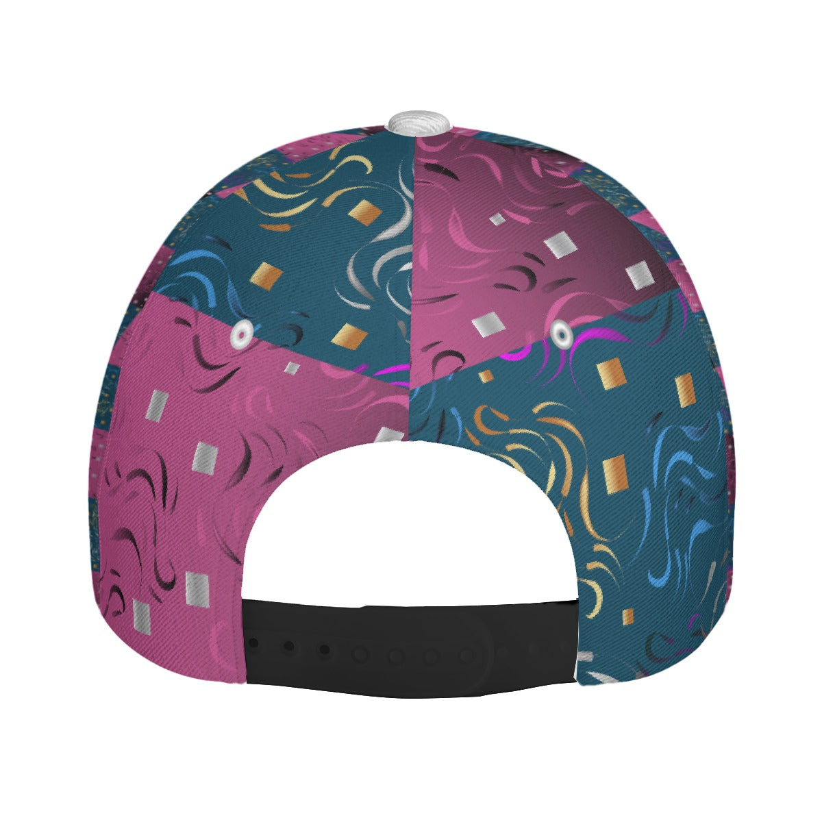 All-Over Print Unisex Peaked Cap With Box Kukloso Abstract Geo No 1368