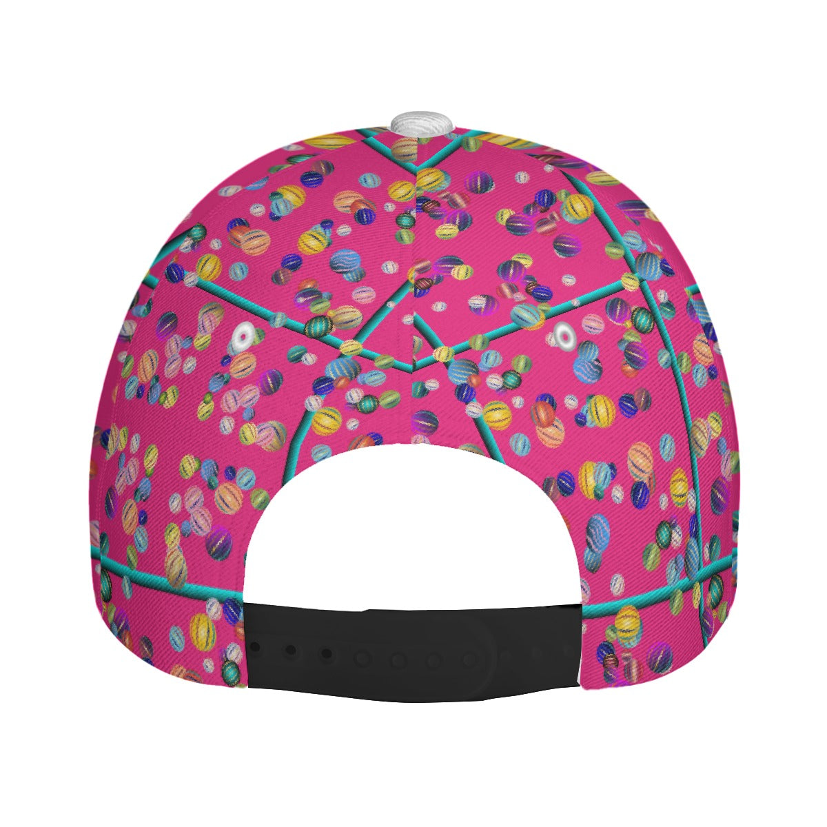 All-Over Print Unisex Peaked Cap With Box Kukloso Abstract Geo No 1128