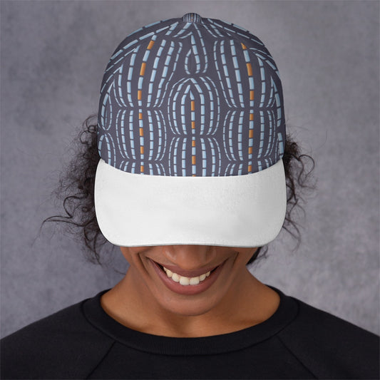 All-Over Unisex Print Peaked Cap With Box Kukloso Abstract Geo No 50