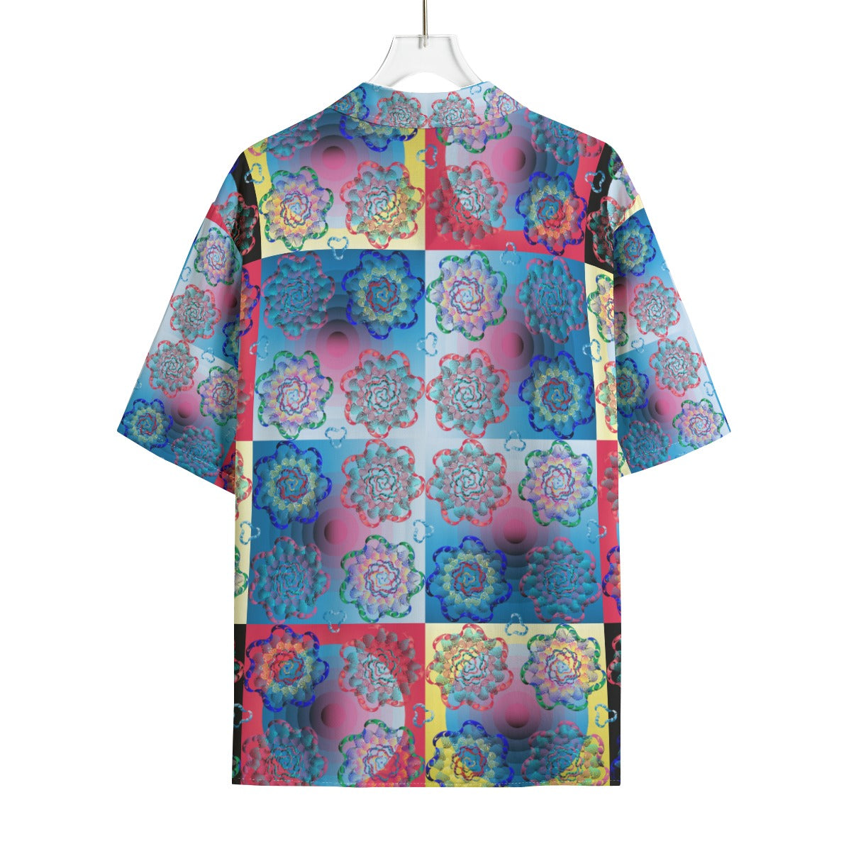 AOP Men's Hawaiian Rayon Shirt Kukloso Geo No 947