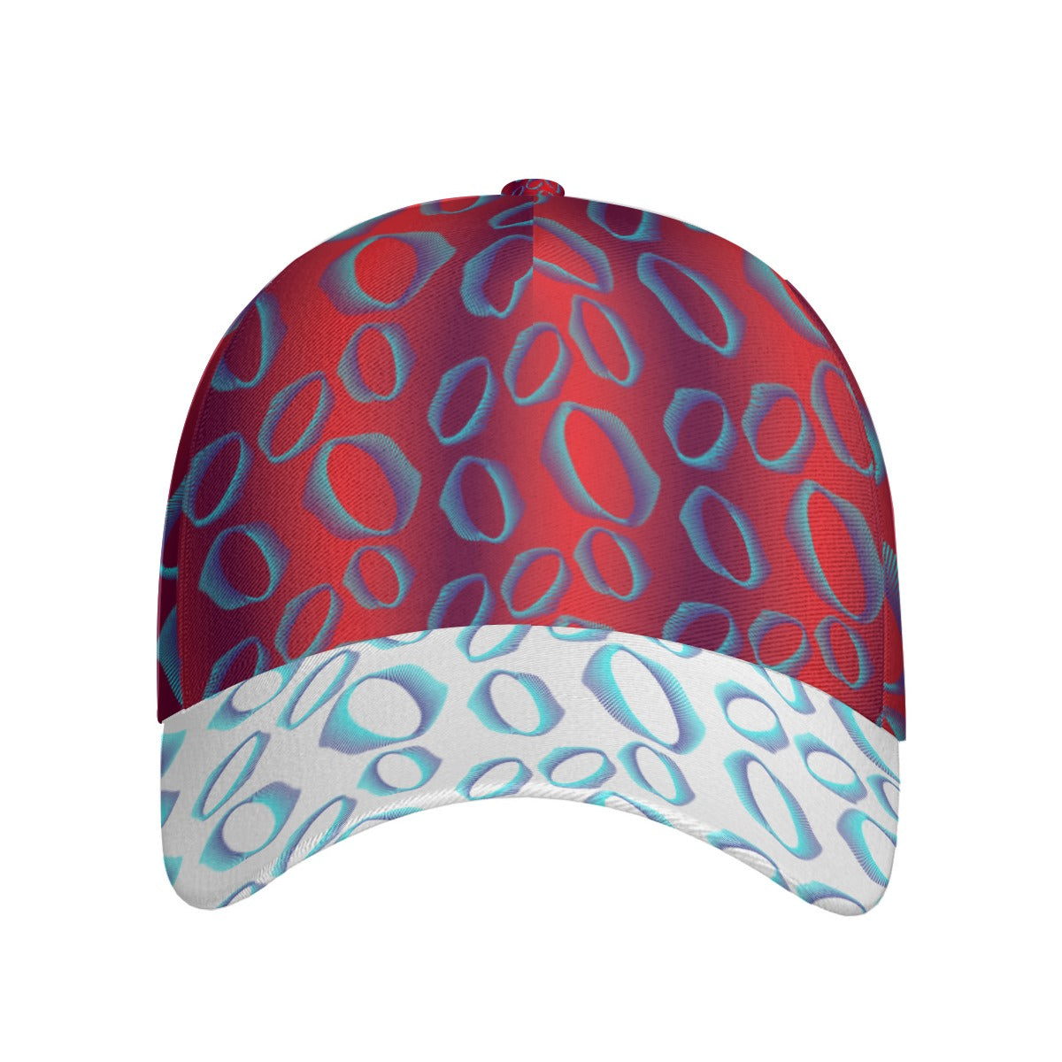 All-Over Unisex Print Peaked Cap With Box Kukloso Abstract Geo No 176