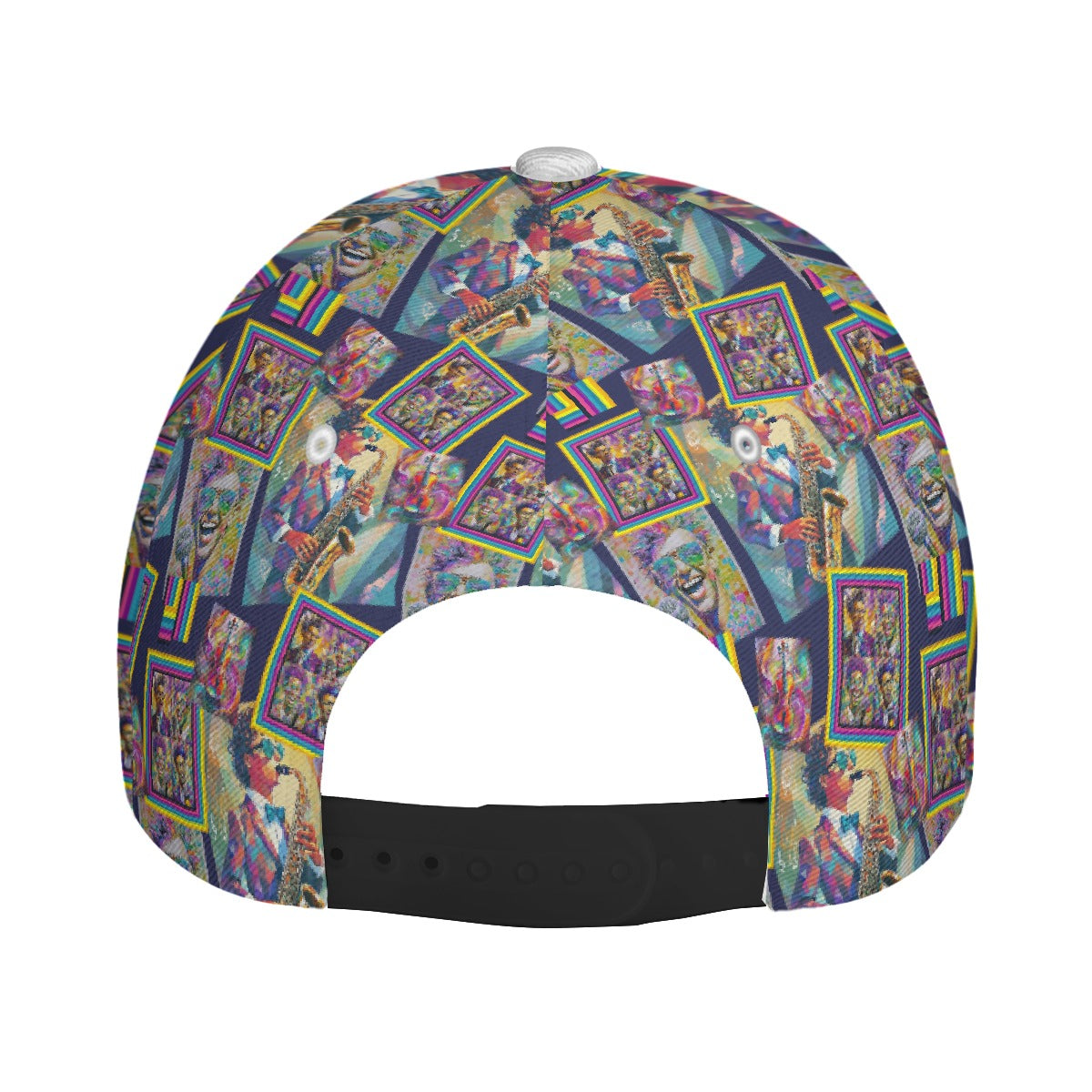 All-Over Print Unisex Peaked Cap With Box Kukloso Abstract Geo No 1006