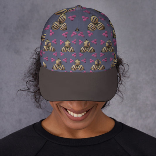 All-Over Unisex Print Peaked Cap With Box Kukloso Abstract Geo No 1079