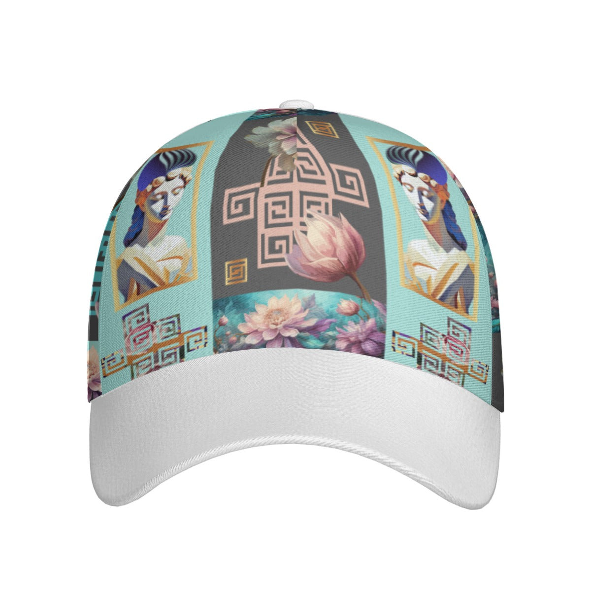 All-Over Print Unisex Peaked Cap With Box Kukloso Abstract Geo No 1810