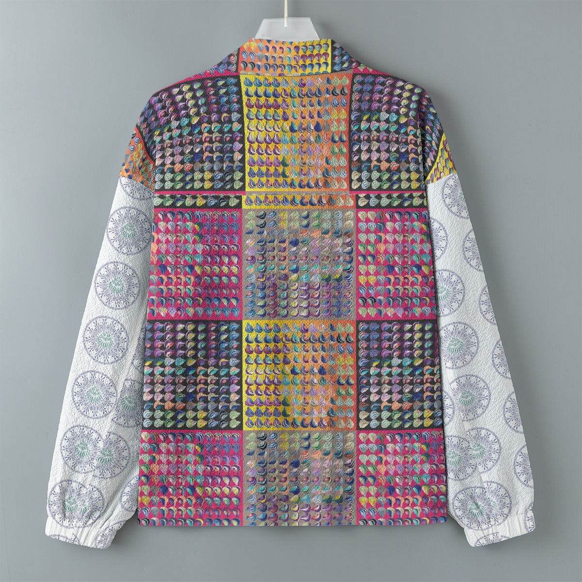 AOP Unisex Casual Lapel Jacket Kukloso Mandala No 32