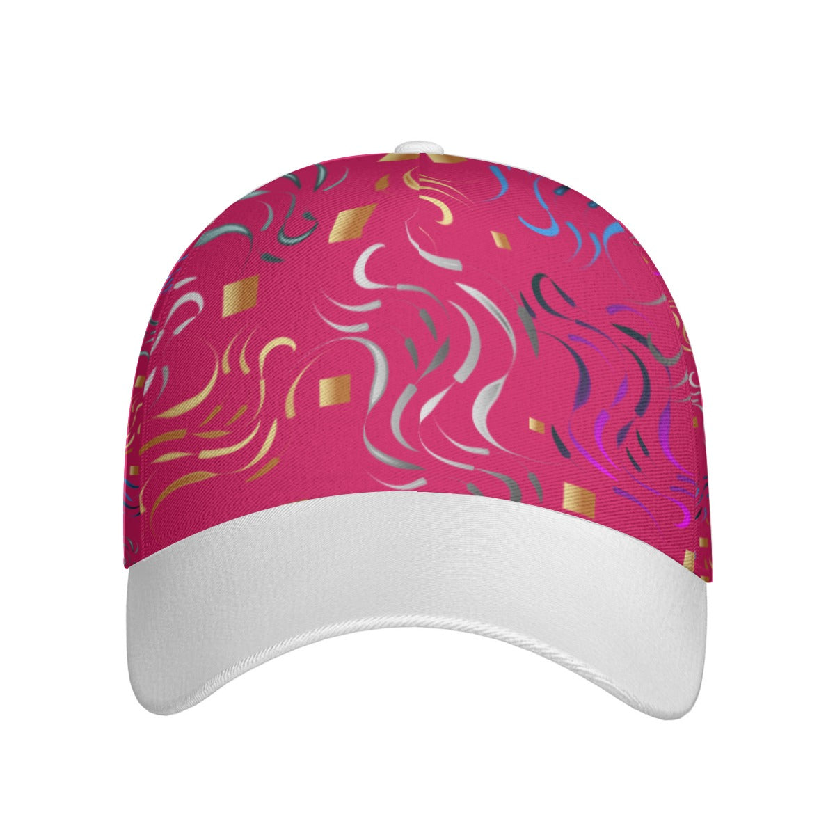 All-Over Print Unisex Peaked Cap With Box Kukloso Abstract Geo No 1366