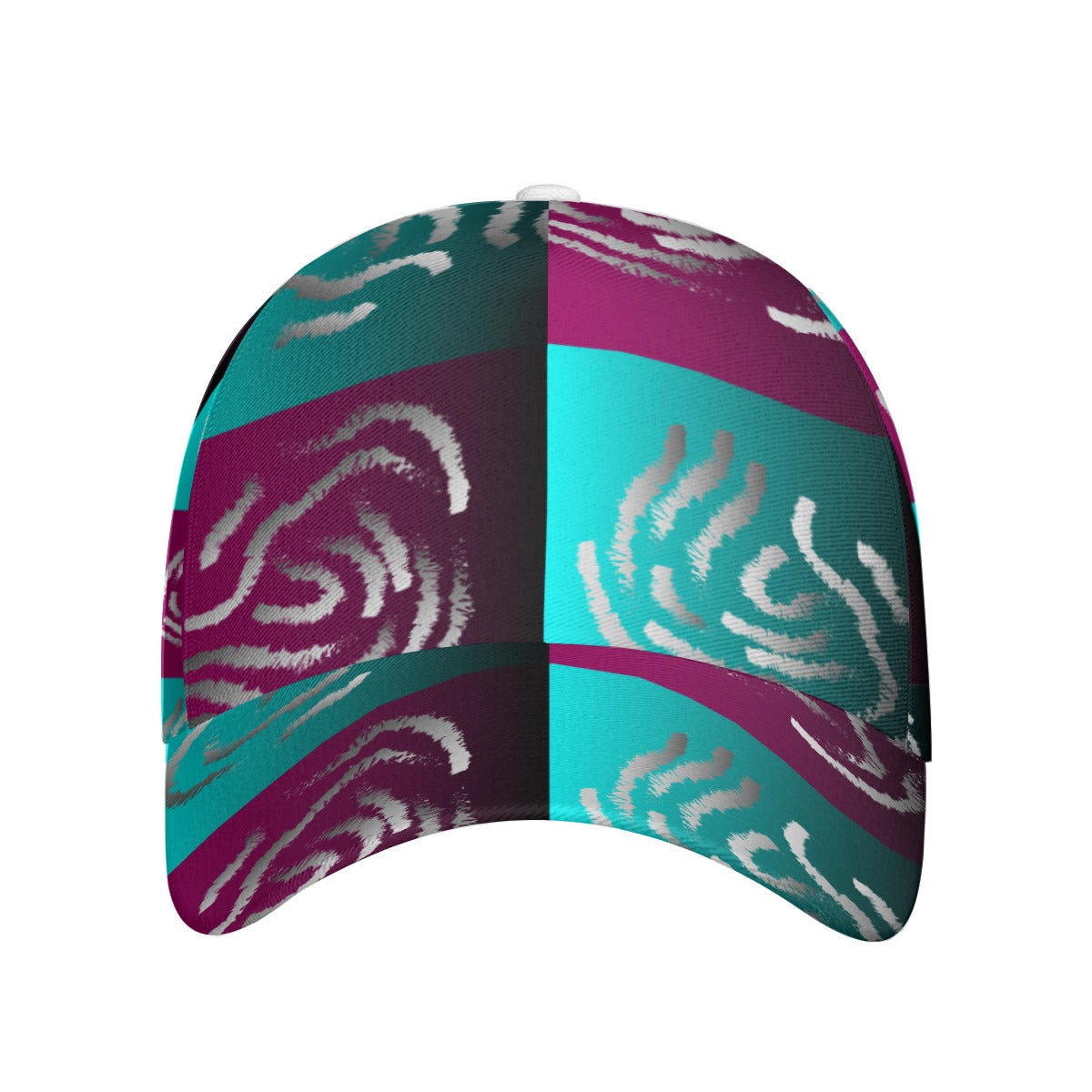 All-Over Print Unisex Peaked Cap With Box Kukloso Abstract Geo No 1378