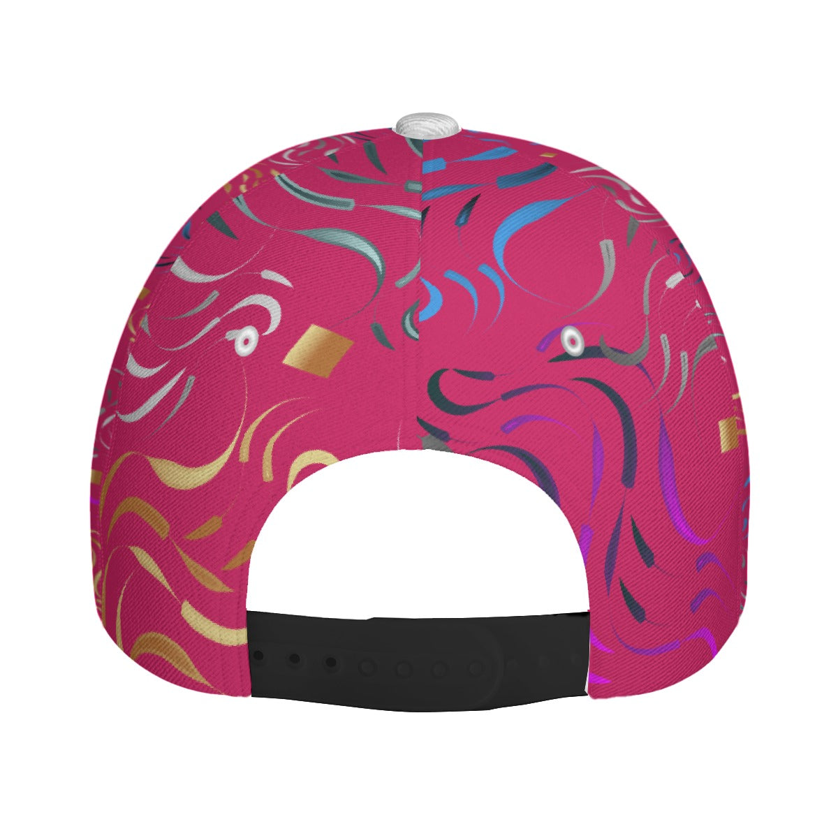 All-Over Print Unisex Peaked Cap With Box Kukloso Abstract Geo No 1366