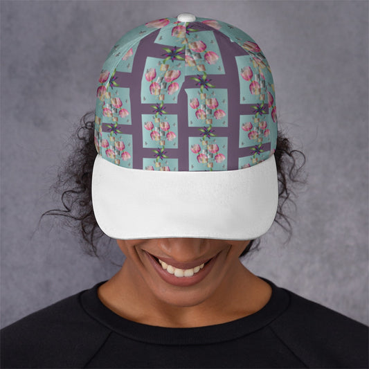 All-Over Print Unisex Peaked Cap With Box Kukloso Abstract Geo No 1543